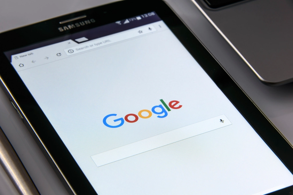 Google search Samsung tablet screen